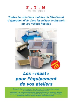 Catalogue generale filtration de l'air